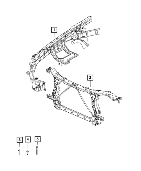 Radiator and Related Parts; Charge Air Cooler for 2020 Jeep Gladiator #1
