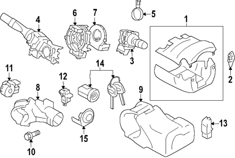 Ignition Lock for 2025 Subaru Forester #0