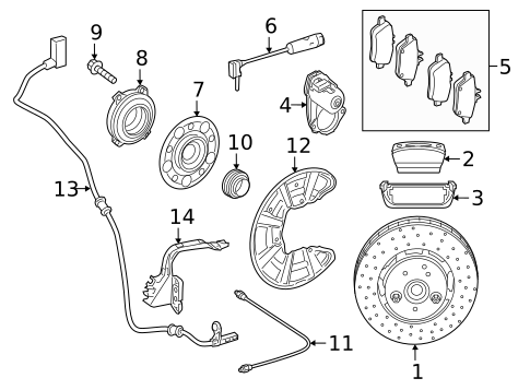 Anti-Lock Brakes for 2019 Mercedes-Benz SLC 43 AMG® #1