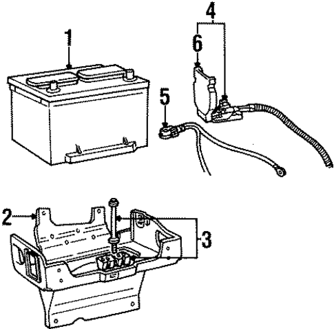 Battery for 1998 Lincoln Continental #0