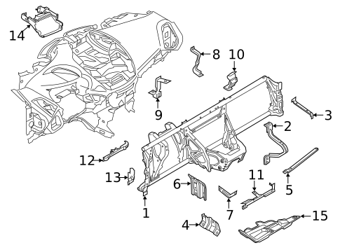 Instrument Panel Components for 2014 Ford C-Max #2