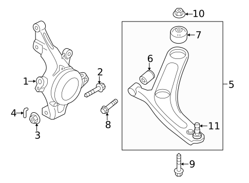 Rear Suspension for 2016 Kia Optima #6