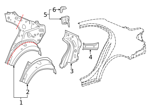 Inner Structure for 2021 Mercedes-Benz C63 AMG #2
