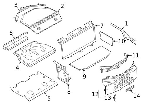 Interior Trim - Rear Body for 2019 BMW i8 #1