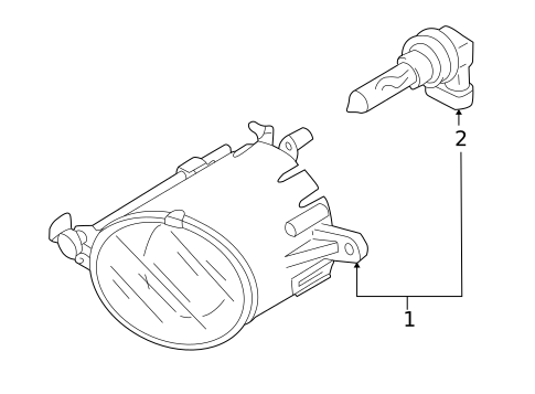 Fog Lamps for 2005 Audi A4 Quattro #1