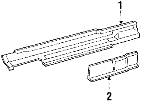 Center Pillar & Rocker for 1987 Chevrolet Cavalier #0