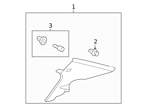 Interior Trim - Quarter Panels for 2009 Honda Accord #0