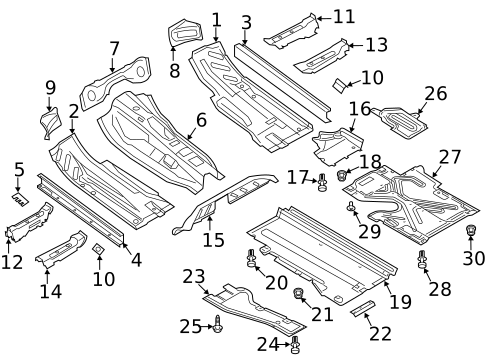 Bumper & Components - Rear for 2009 Audi A4 Quattro #3
