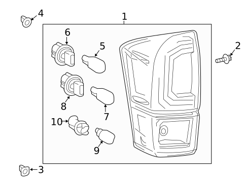 Bulbs - Chassis for 2016 Toyota Tacoma #2