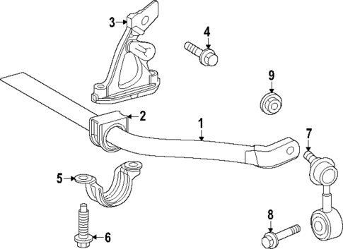 Stabilizer Bar & Components for 2024 Lexus GX550 #0