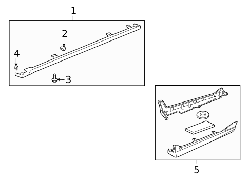 Exterior Trim - Pillars for 2007 Honda Accord #0