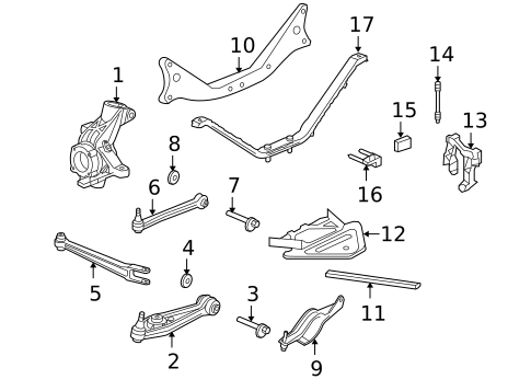Rear Suspension for 2006 Porsche Cayman #0