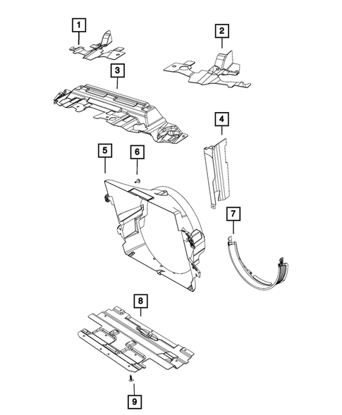 Radiator and Related Parts; Charge Air Cooler for 2017 Ram 3500 #13