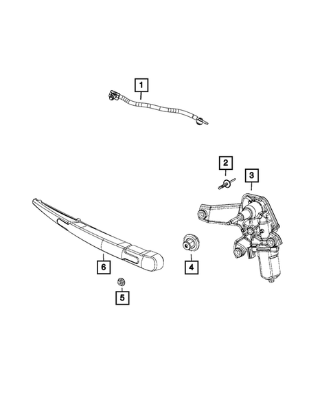 Wiper and Washer System for 2022 Jeep Renegade #2