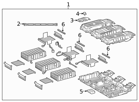 Battery for 2020 Lexus RX450h #2
