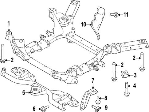 Suspension Mounting for 2023 Land Rover Range Rover Sport #1