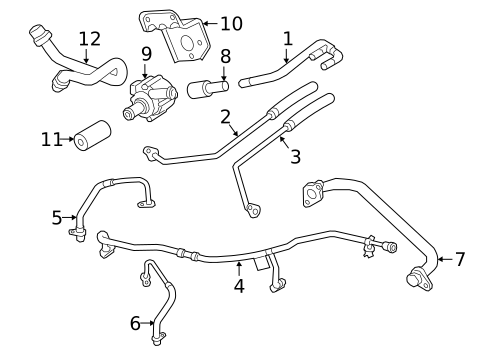 Hoses & Lines for 2019 Audi RS5 Sportback #1