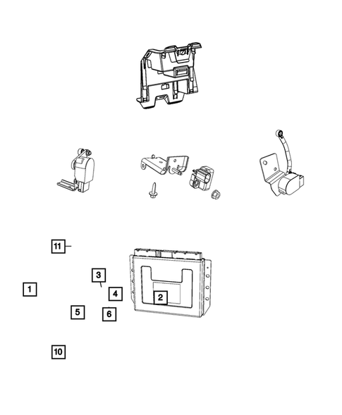 Keys, Modules and Engine Controllers for 2019 Dodge Durango #4