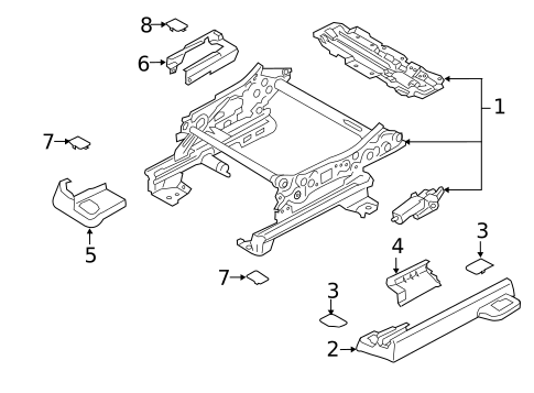 Tracks & Components for 2021 Lincoln Corsair #0