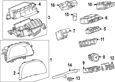 Cluster & Switches for 2025 Lexus TX550h+ #0