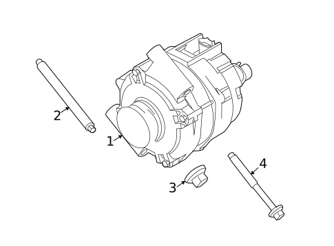 Alternator for 2010 Mercury Mariner #0