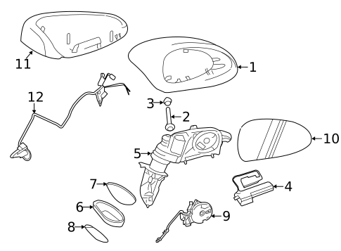 Outside Mirrors for 2013 Porsche 911 #0