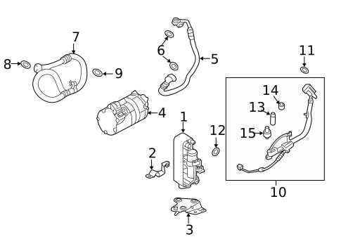 Condenser, Compressor & Lines for 2017 BMW 340i GT xDrive #0
