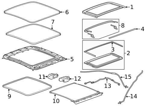 Sunroof for 2019 Cadillac CTS #0