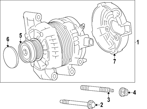 Alternator for 2023 Toyota GR Corolla #0