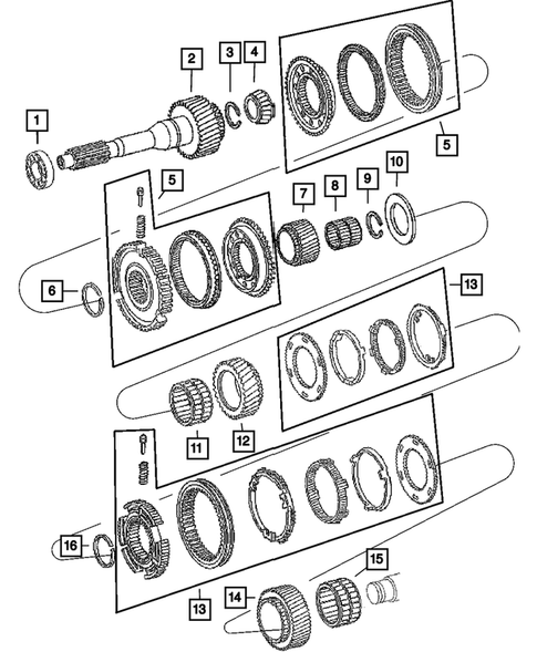 Gear Train for 2008 Dodge Ram 3500 #0
