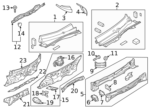 Cowl for 2011 Mazda 2 #0