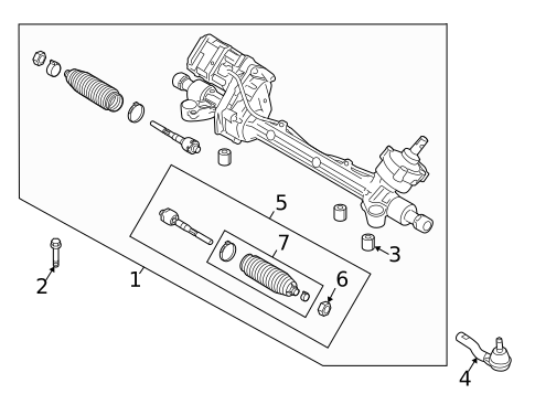 Steering Gear & Linkage for 2012 Lincoln MKZ #0