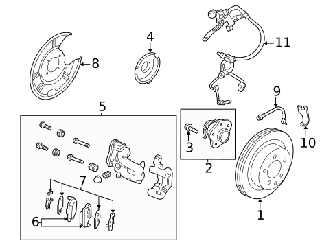 Rear Brakes for 2022 Nissan Rogue #0