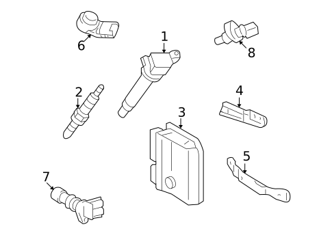 Powertrain Control for 2012 Toyota Venza #0