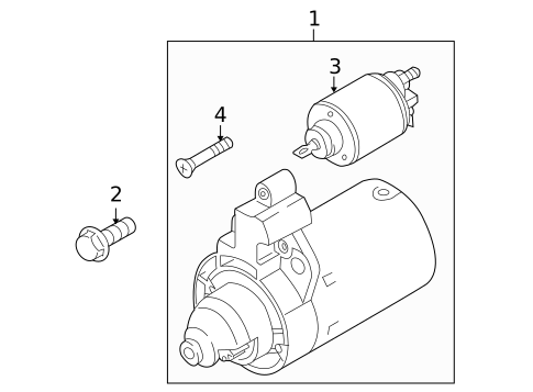 Starter for 2015 Volkswagen Tiguan #0