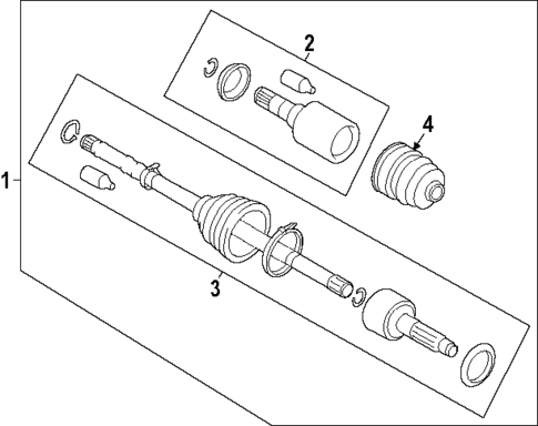 Drive Axles for 2025 Subaru Impreza #0