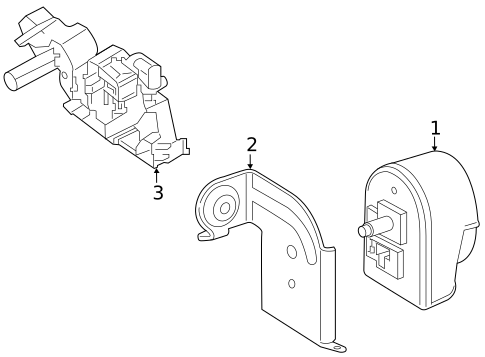 Anti-Theft Components for 2022 Mercedes-Benz GLB 35 AMG® #1