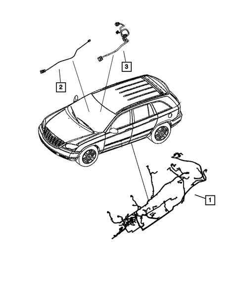 Wiring, Body and Accessories for 2008 Chrysler Pacifica #0