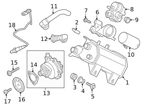 Emission Components for 2012 BMW X3 #0