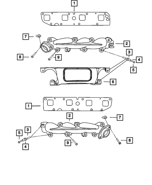 Manifolds and Vacuum Fittings for 2017 Dodge Durango #0