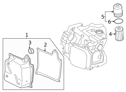 Transaxle Parts for 2020 Audi TT Quattro #1