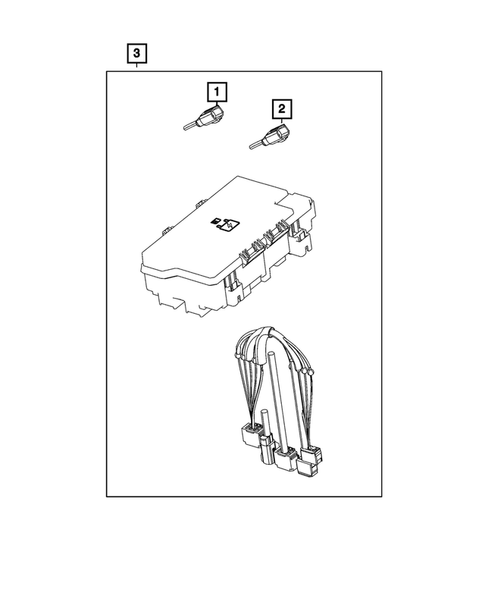 Power Distribution, Fuse Block, Junction Block, Relays and Fuses for 2020 Ram 3500 #3