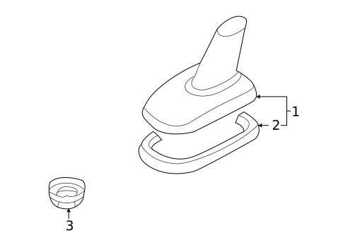 Antenna & Radio for 2010 Volkswagen GTI #1