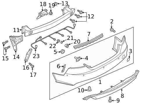 Bumper & Components - Rear for 2015 Audi A7 Quattro #0
