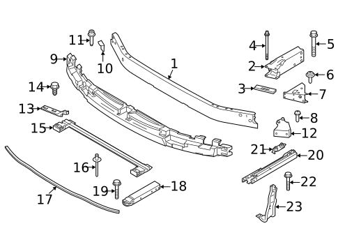 Bumper & Components - Front for 2021 BMW X2 #2