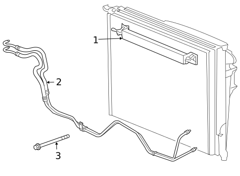 Trans Oil Cooler for 2008 Chrysler 300 #0