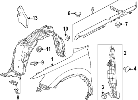 Fender & Components for 2024 Honda CR-V #0