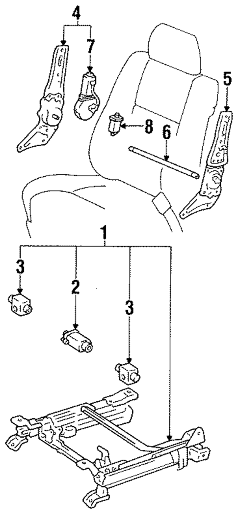 Power Seats for 1991 Lexus LS400 #1