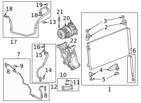 Gaskets & Sealing Systems for 2024 Chevrolet Traverse Limited #18