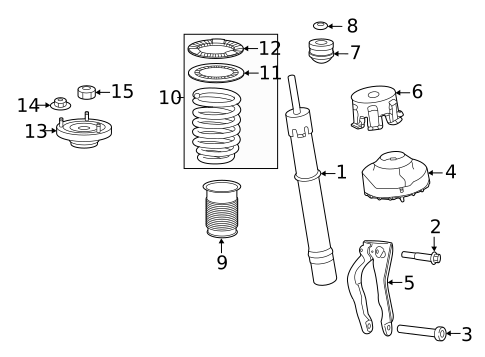 Suspension, Springs & Related Components for 2022 Jaguar F-Pace #1